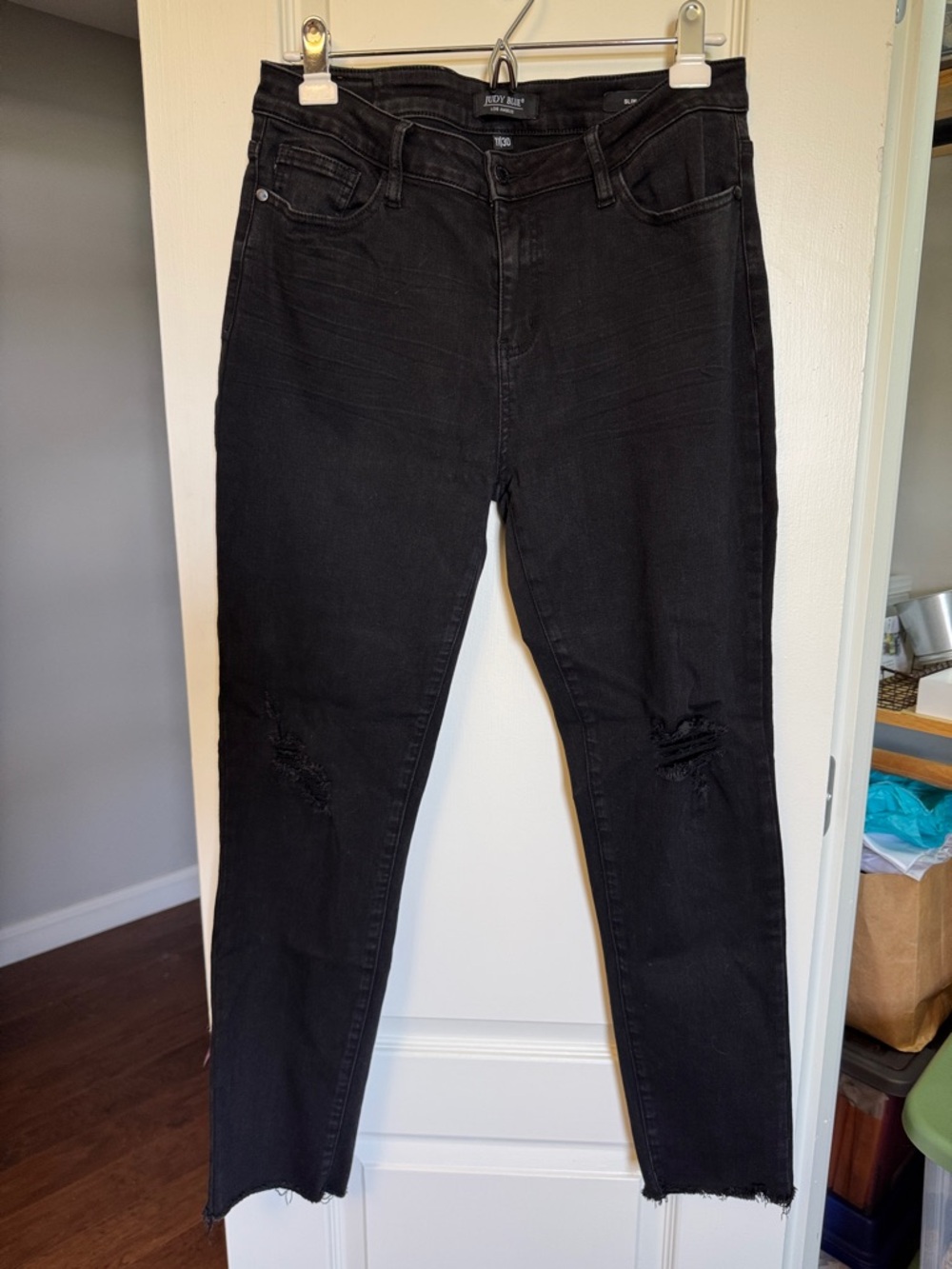 Judy Blue Washed Black High-Rise Jeans